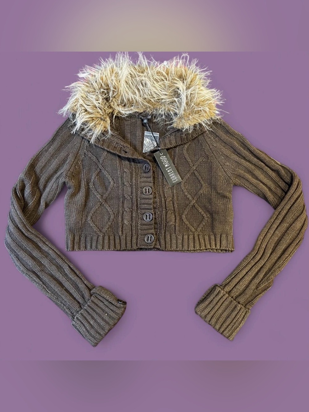 Current Mood x Dolls Kill - Foolproof Attraction Knit Jacket